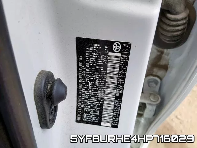 5YFBURHE4HP716029 фото 2