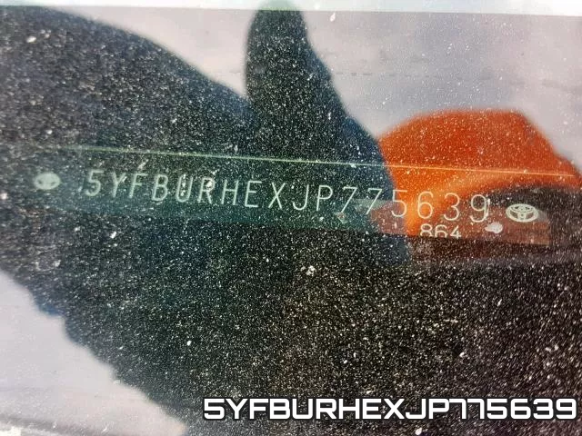 5YFBURHEXJP775639 фото 2