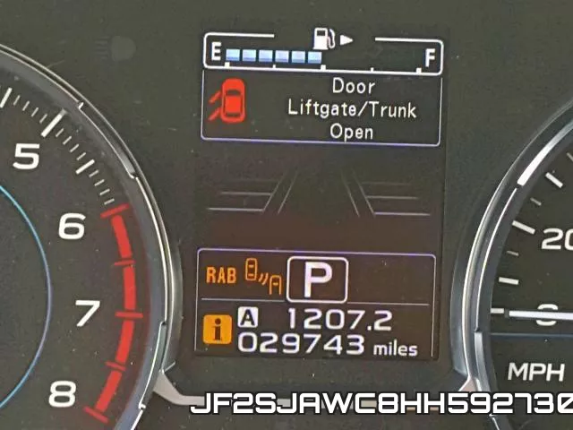 JF2SJAWC8HH592730 фото 9