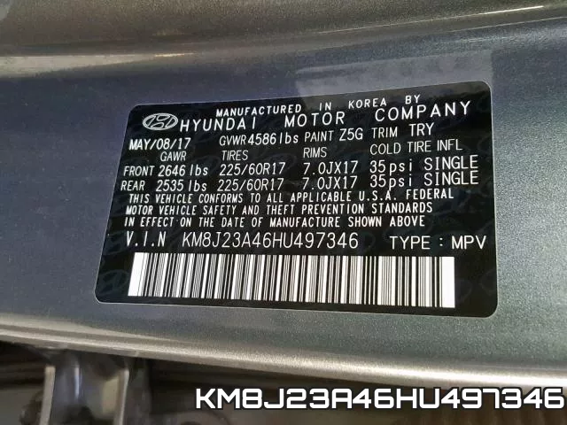 KM8J23A46HU497346 фото 2