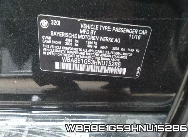 WBA8E1G53HNU15286 фото 10