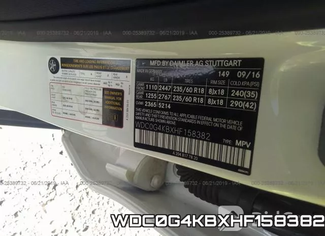 WDC0G4KBXHF158382 фото 10