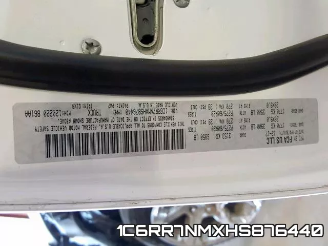 1C6RR7NMXHS876440 фото 2