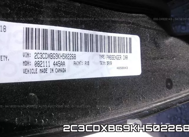 2C3CDXBG9KH502268 фото 10