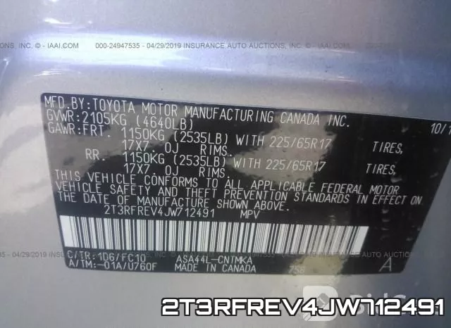 2T3RFREV4JW712491 фото 10