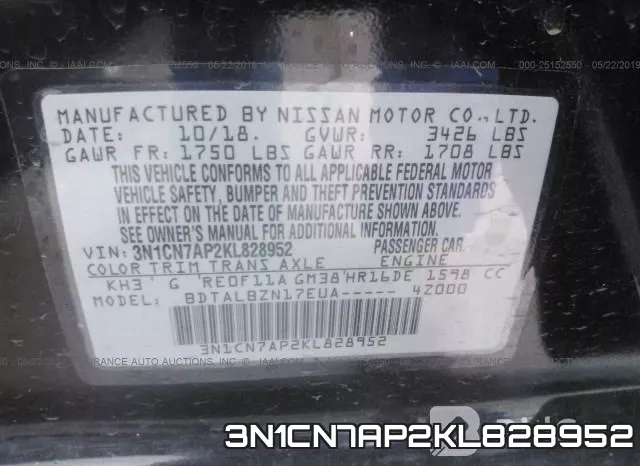 3N1CN7AP2KL828952 фото 10