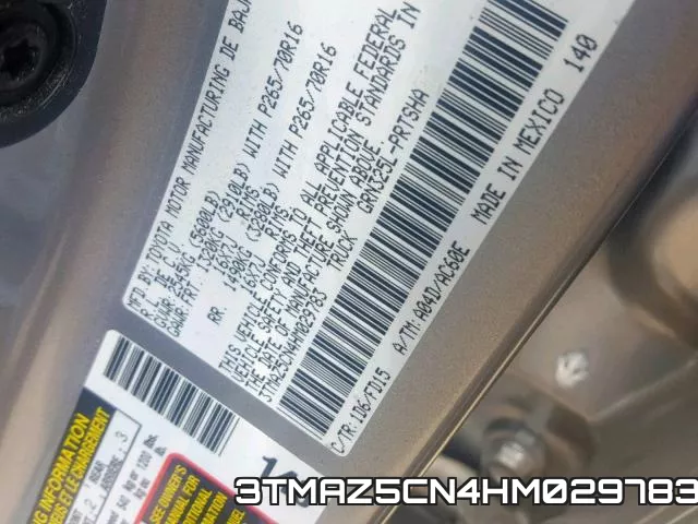 3TMAZ5CN4HM029783 фото 2