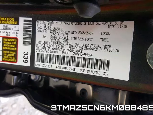 3TMAZ5CN6KM088485 фото 2