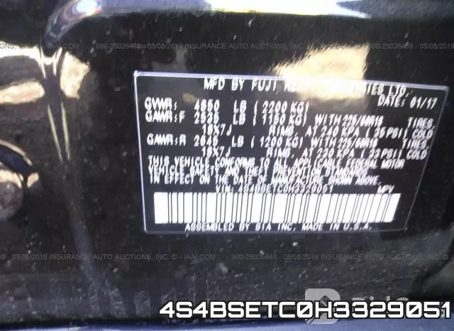 4S4BSETC0H3329051 фото 10