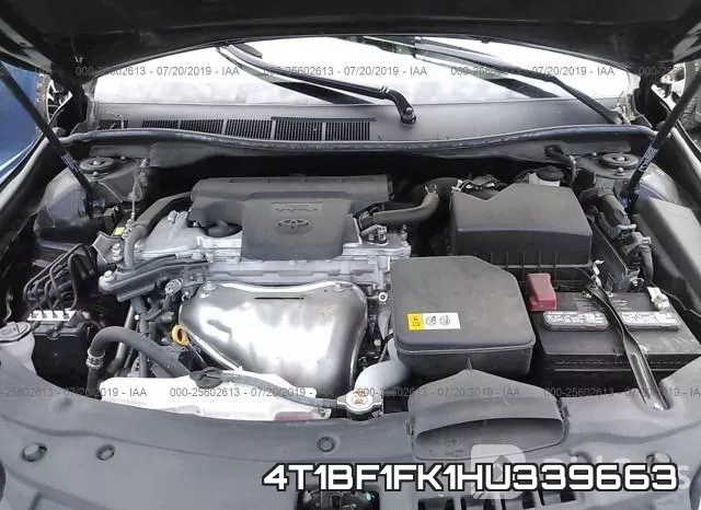 4T1BF1FK1HU339663 фото 2