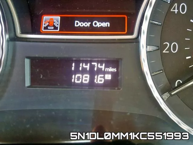 5N1DL0MM1KC551993 фото 9
