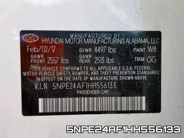 5NPE24AF1HH556133 фото 2