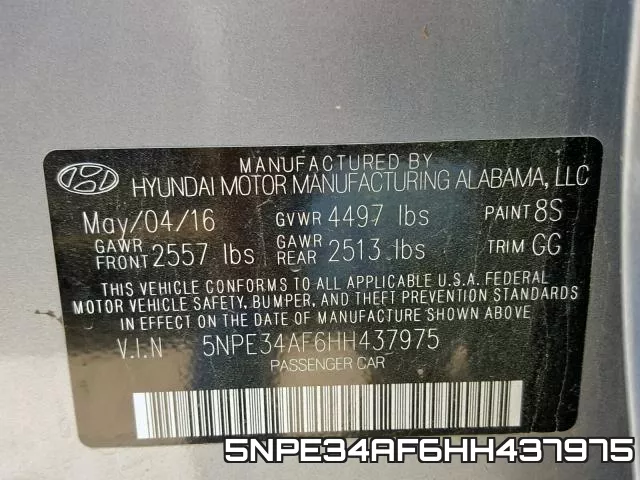 5NPE34AF6HH437975 фото 2