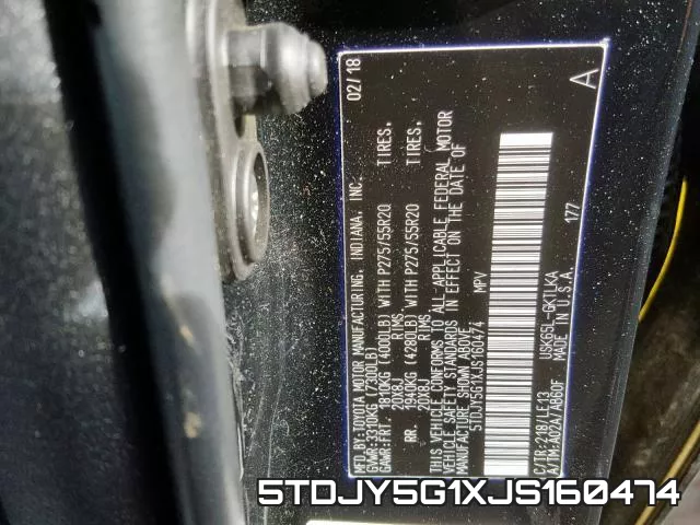 5TDJY5G1XJS160474 фото 2