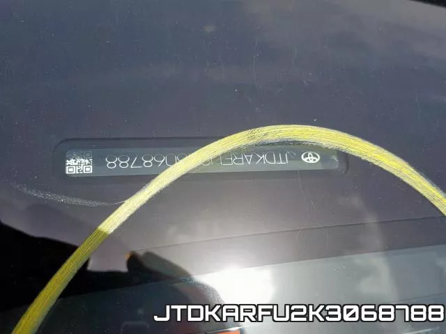 JTDKARFU2K3068788 фото 2