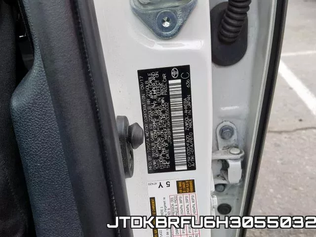 JTDKBRFU6H3055032 фото 2