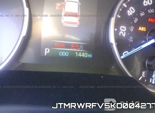 JTMRWRFV5KD004277 фото 8