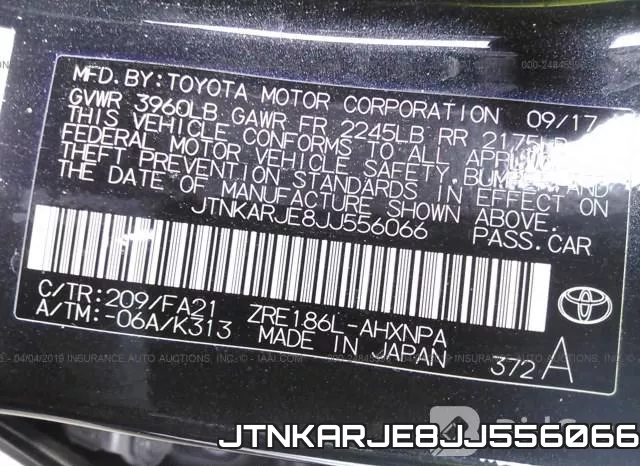 JTNKARJE8JJ556066 фото 10