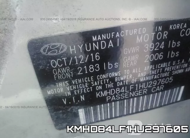 KMHD84LF1HU297605 фото 9