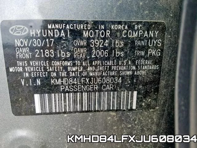 KMHD84LFXJU608034 фото 2