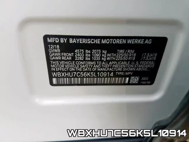 WBXHU7C56K5L10914 фото 2