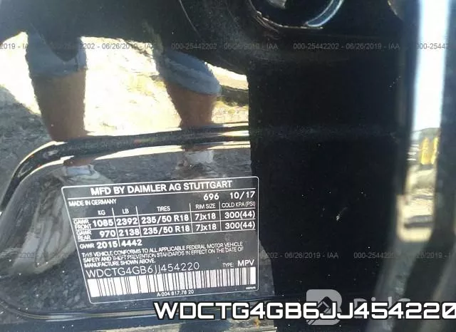 WDCTG4GB6JJ454220 фото 10