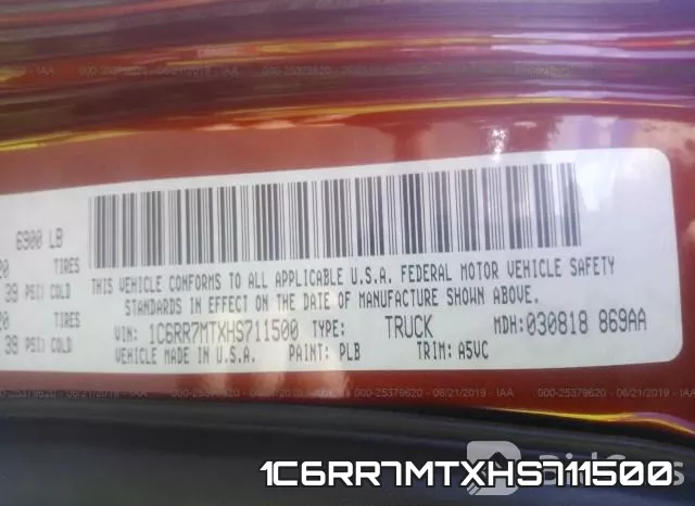 1C6RR7MTXHS711500 фото 10