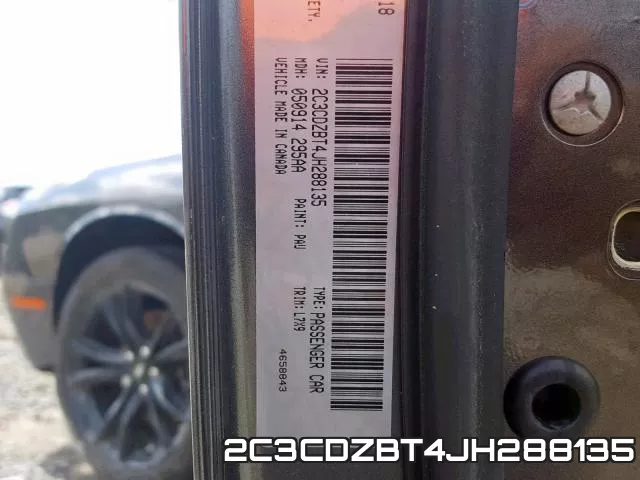 2C3CDZBT4JH288135 фото 2