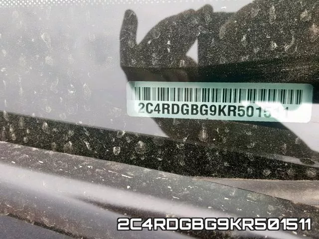 2C4RDGBG9KR501511 фото 2