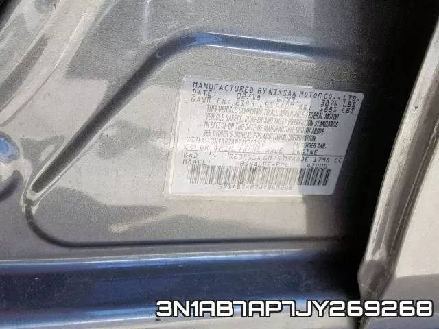3N1AB7AP7JY269268 фото 2