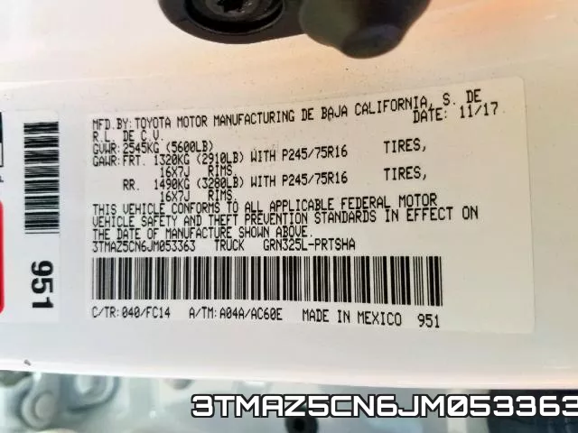 3TMAZ5CN6JM053363 фото 2