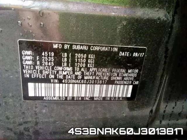 4S3BNAK60J3013817 фото 2