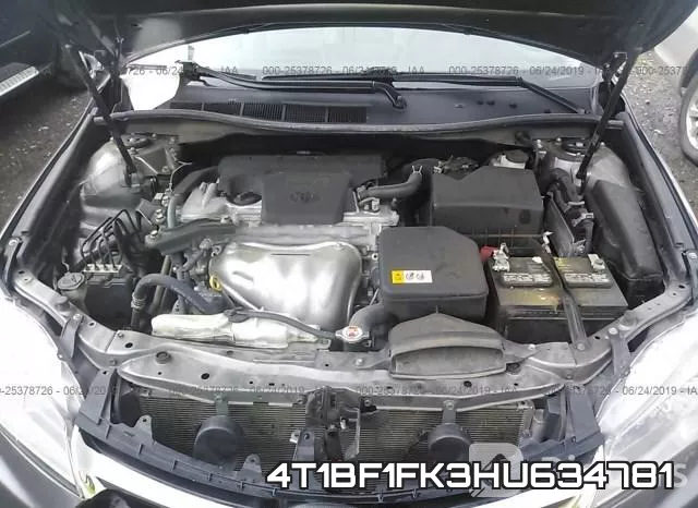 4T1BF1FK3HU634781 фото 2