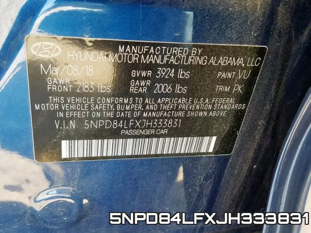 5NPD84LFXJH333831 фото 2