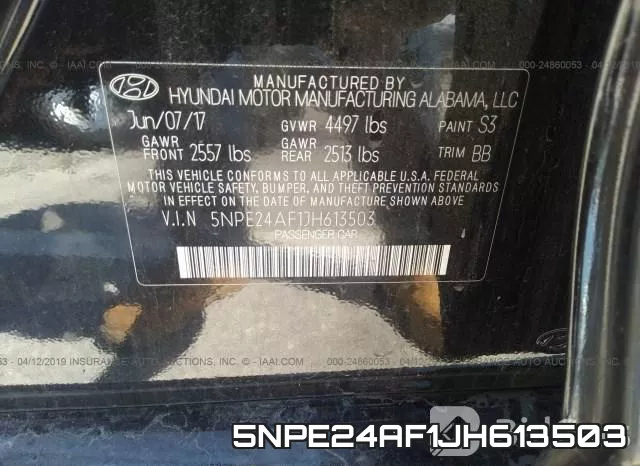 5NPE24AF1JH613503 фото 10