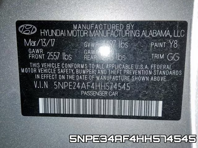 5NPE34AF4HH574545 фото 2