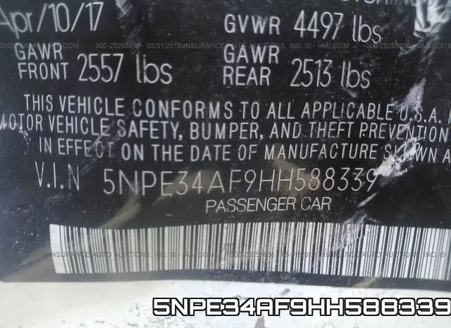 5NPE34AF9HH588339 фото 10