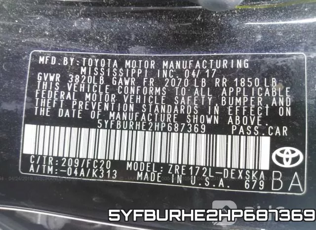 5YFBURHE2HP687369 фото 10