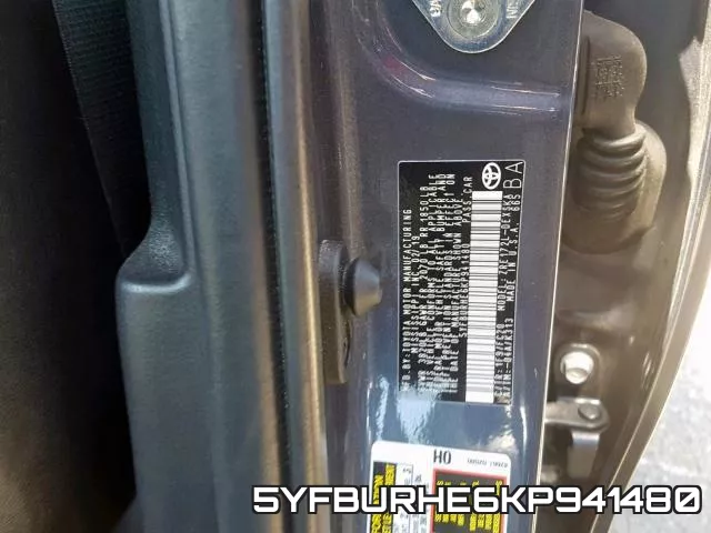 5YFBURHE6KP941480 фото 2