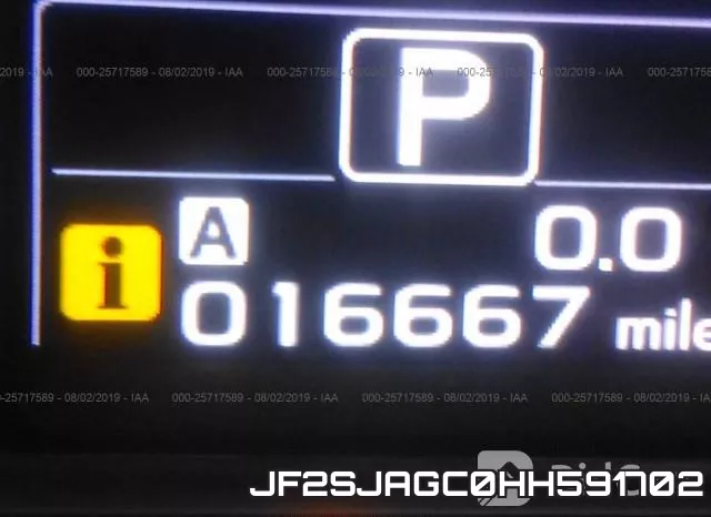 JF2SJAGC0HH591702 фото 8