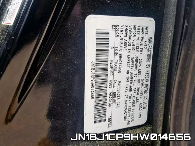 JN1BJ1CP9HW014656 фото 2