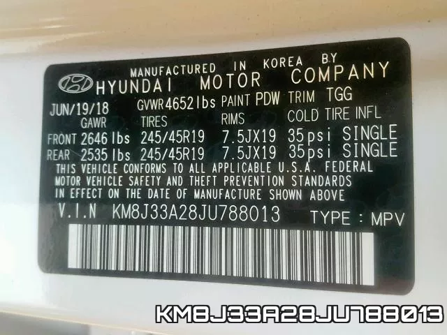 KM8J33A28JU788013 фото 2