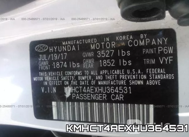 KMHCT4AEXHU364531 фото 10
