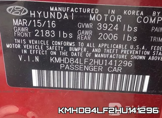 KMHD84LF2HU141296 фото 10
