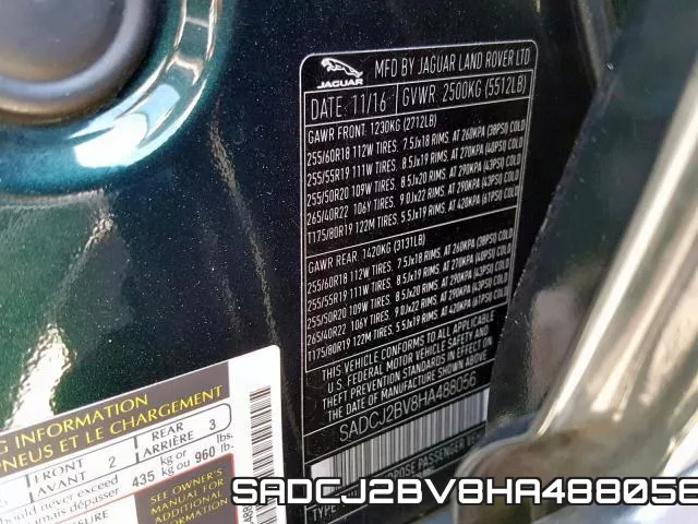 SADCJ2BV8HA488056 фото 2