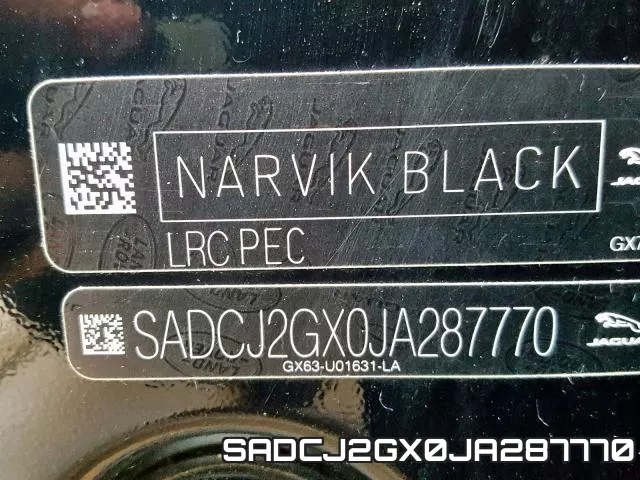 SADCJ2GX0JA287770 фото 2