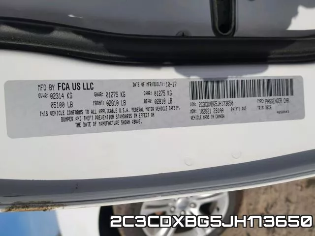 2C3CDXBG5JH173650 фото 2
