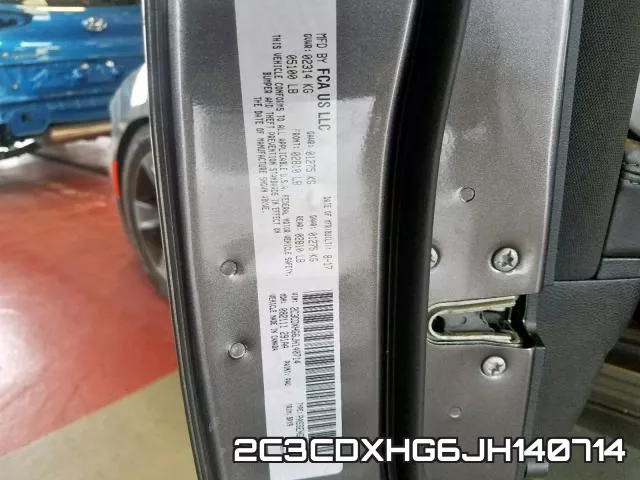 2C3CDXHG6JH140714 фото 2