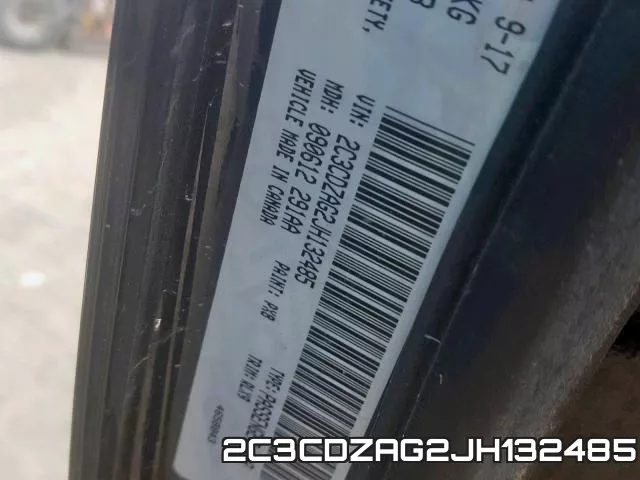 2C3CDZAG2JH132485 фото 2