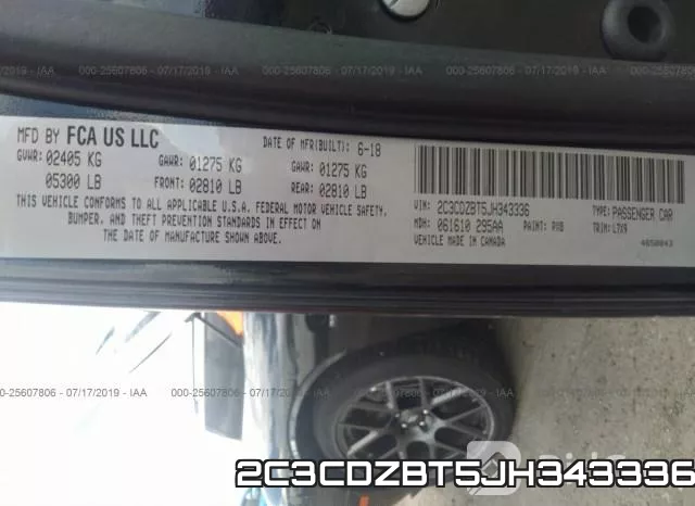 2C3CDZBT5JH343336 фото 10